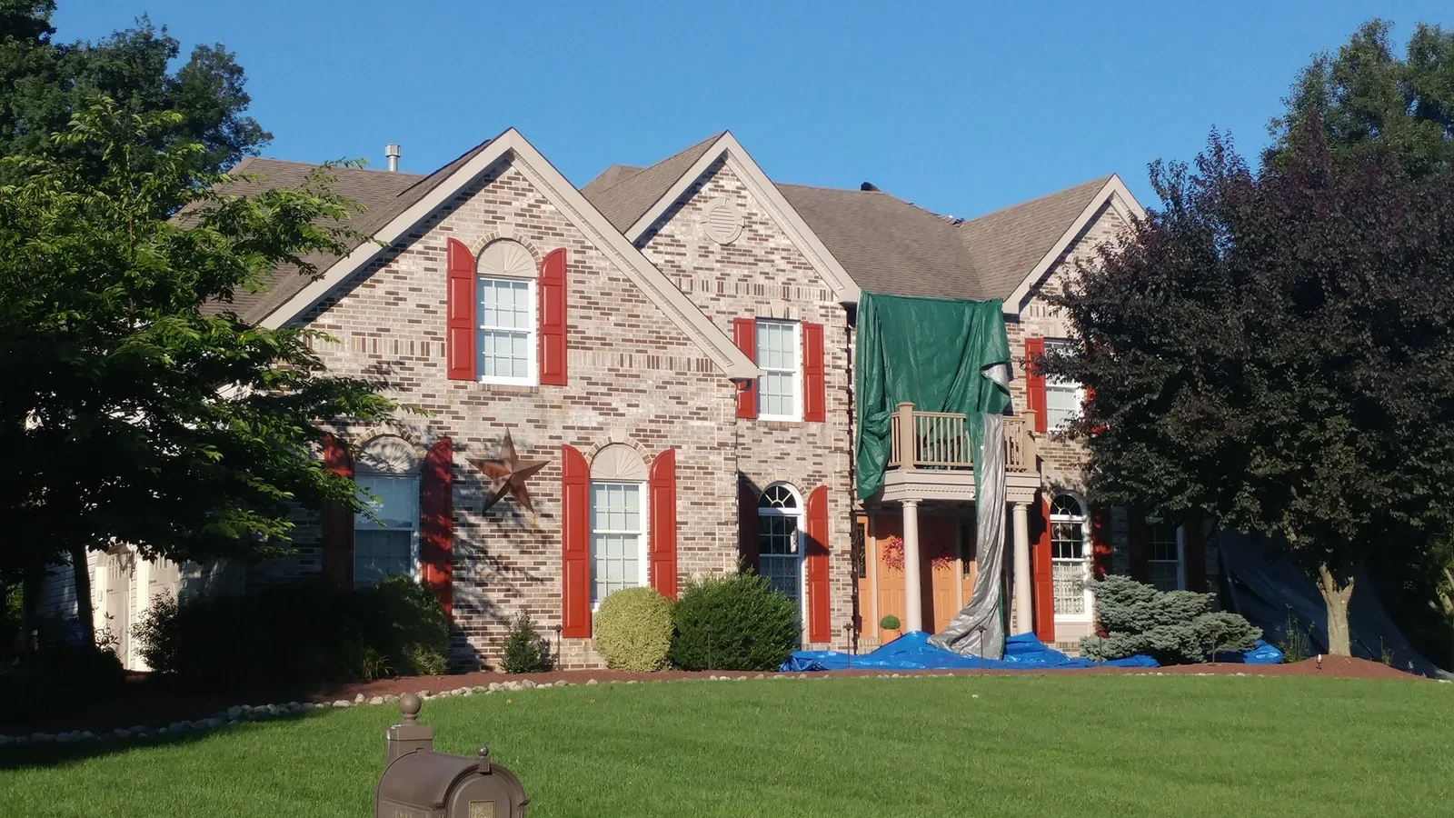 Warren County roofing project
